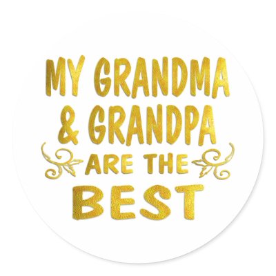 Best Grandma & Grandpa Sticker by TLArnold5