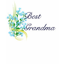 Best Grandma with Forget-me-nots T-Shirt