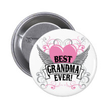 Best Grandmother Ever Pinback Button
