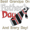 Best Grandpa Every Day embroidered shirts