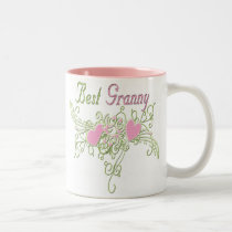 Best Granny Swirling Hearts mugs by DesignsOutOfMind Best Granny Swirling Hearts mugs