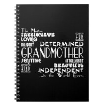 Best & Greastest Grandmothers & Grandmas Qualities Notebook