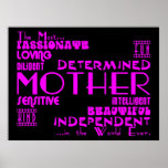 Best & Greastest Mothers & Moms : Qualities Poster