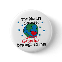 Best Great Grandpa Belongs to me Buttons