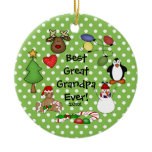 Best Great Grandpa Ever Christmas Ornament