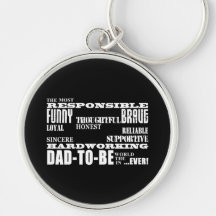 Best Greatest Future Fathers Dads to Be Qualities Keychain