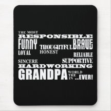 Best & Greatest Grandfathers & Grandpas Qualities Mousepad