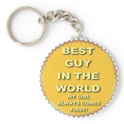Best Guy In The World Keychains by mrmorphic