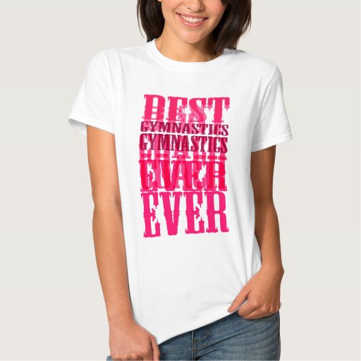 Best Gymnastics Coach Ever Tshirt Zazzle