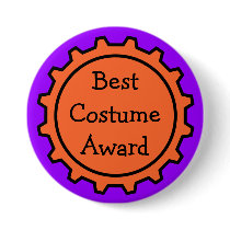 Best Halloween Costume Award Butto... - Customized buttons