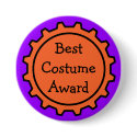 Best Halloween Costume Award Button