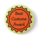 Best Halloween Costume Award Button