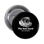 BEST HEAD IN TOWN buttons
