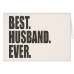 Best. Husband. Ever. Card