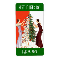 BEST IF USED BY Labels Canning Gifts Art Deco labels