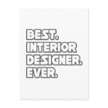 Best Interior Designer Ever Postcard