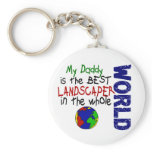Best Landscaper In World 2 (Daddy) Key Chain