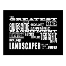Best Landscapers : Greatest Landscaper Post Card