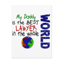 Best Lawyer In World 2 (Daddy) Post Cards