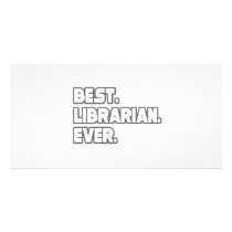 Best Librarian Ever photo cards