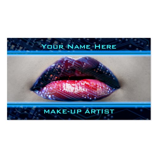 Best Make-Up Technology Business Cards (front side)
