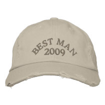 Best Man 2009 Embroidered Hats
