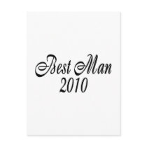 Best Man 2010 Postcard