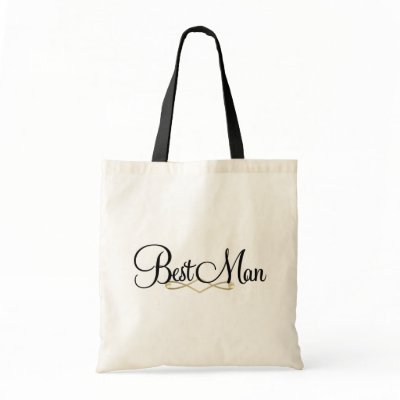 Best Man Canvas Bag by MishMoshTees