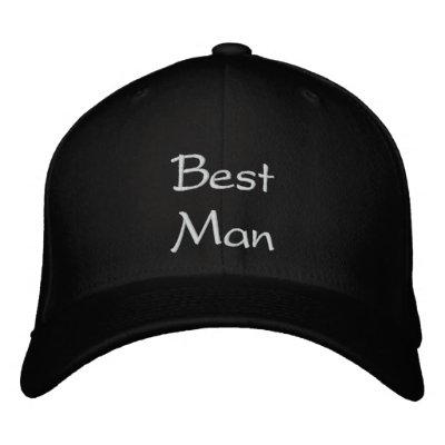 Best Man Best Embroidery Cap Embroidered Hats by pjwuebker