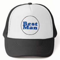 Best Man (Blue) Trucker Hat