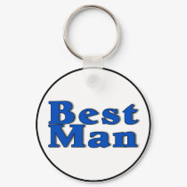 Best Man (Blue) keychains
