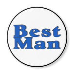 Best Man (Blue) Magnets