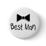 Best Man (Bow Tie 1) Button