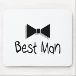 Best Man (Bow Tie 1) Mouse Mat