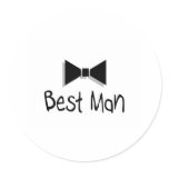 Best Man (Bow Tie 1) Stickers