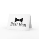 postcard - Best Man (Bow Tie 2)