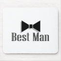 Best Man (Bow Tie 2) mousepads by BacheloretteGirl Best Man (Bow Tie 2) mousepads