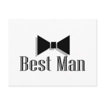 Best Man (Bow Tie 2) Postcards