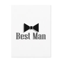 Best Man (Bow Tie 2) Post Cards