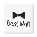 Best Man Bow Tie Fridge Magnets