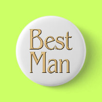 Best Man button by wedding_tshirts Best Man button