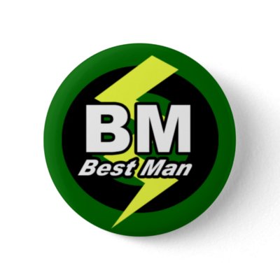 Best Man Button