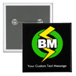 Best Man Button, Custom Text