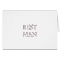 Best Man Card
