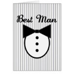 Best Man Greeting Card