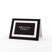 Best Man Card