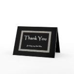 BEST MAN Checkerboard Wedding THANK YOU Card