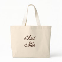 Best Man Classy Browns Canvas Bags