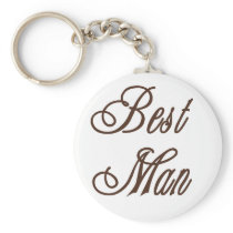 Best Man Classy Browns Key Chains