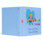 Best Man Cupid Vinyl Binder